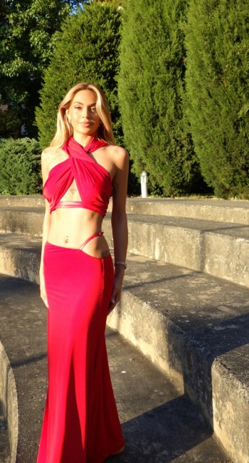 Myko Skirt/ Red