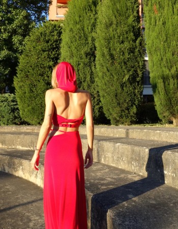Myko Skirt/ Red